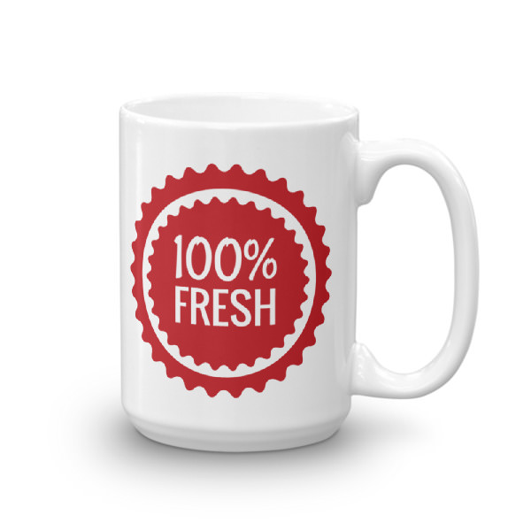100% Fresh – Mug