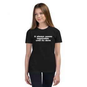 Always seems Impossible Kids T-Shirt 8