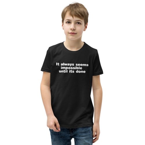 Always seems Impossible Kids T-Shirt 5