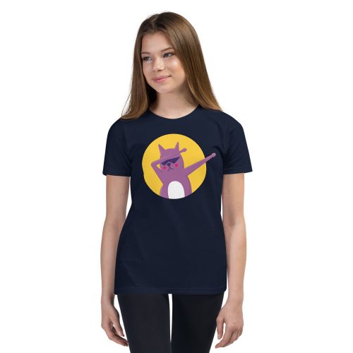 Cat Dab Kids T-Shirt 4